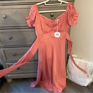 Petal and Pup pink midi dress size 10